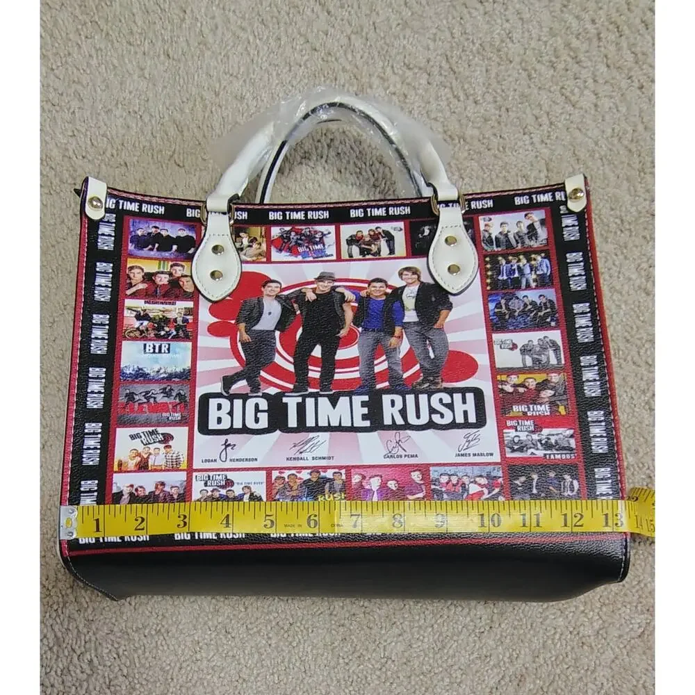 Big Time Rush Leather Handbag Y2K Trendy